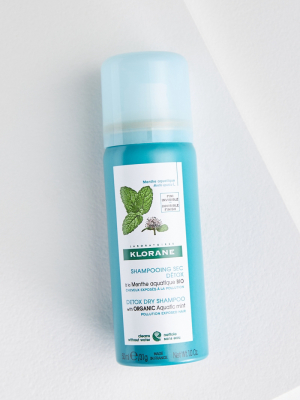Klorane Detox Dry Shampoo With Aquatic Mint, Travel Size