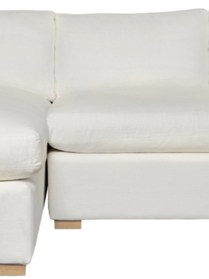 Tiburon Left-facing Sectional Sofa – Washed Natural