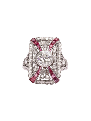 Ruby & Diamond Statement Ring