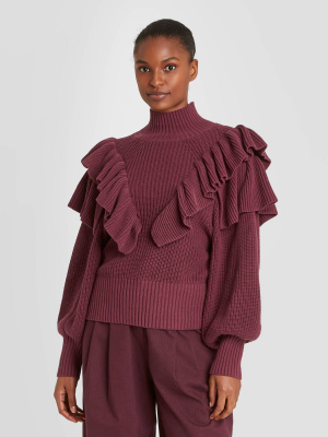Women's Mock Turtleneck Pullover Sweater - Prologue™