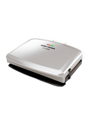 George Foreman Rapid Series 5-serving Indoor Grill And Panini Press - White