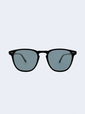 Brooks Blue Smoke Polar Sunglasses In Matte Black