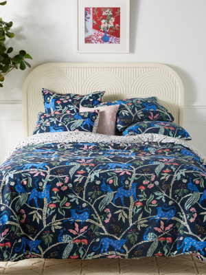 Emily Isabella Midnight Jasmine Duvet Cover