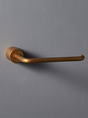 Rough Cast Brass Toilet Paper Holder