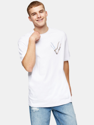 Love Hands T-shirt In White