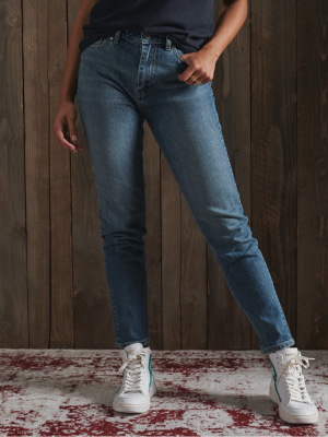 High Slim Taper Jeans