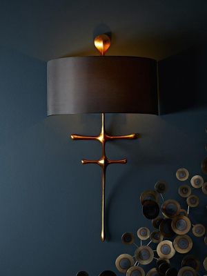 Gilbert Wall Sconce Gold Leaf