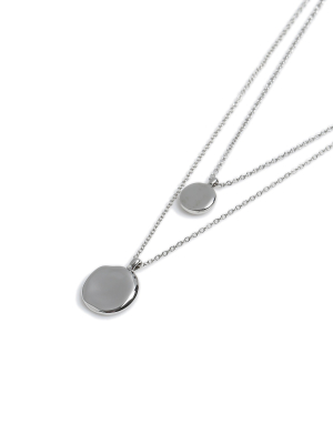 Silver Layered Necklace*