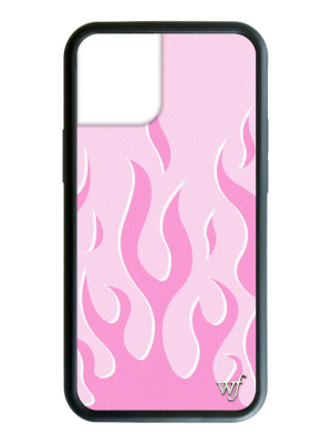 Flames Iphone 12 Mini Case | Pink