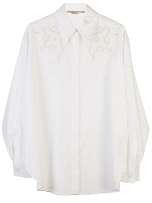 Stella Mccartney Embroidered Classic Collar Shirt