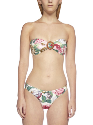 Zimmermann Mae Floral Printed Two-piece Bikini Set