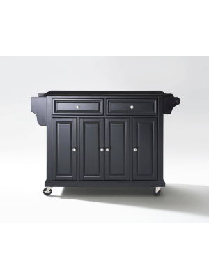 Solid Black Granite Top Kitchen Cart/island Black - Crosley