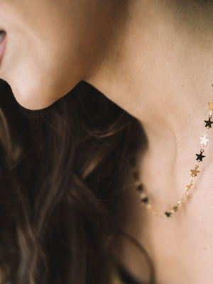 Into The Stars Choker Necklace 14k Gold Filled (sd1683)