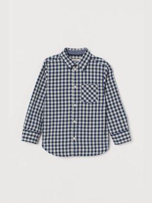 Checked Cotton Shirt