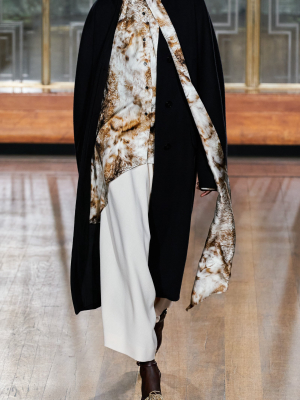 Clancy Printed Silk Twill Top