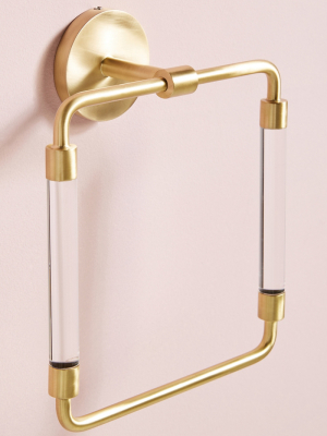 Mikayla Lucite Towel Ring