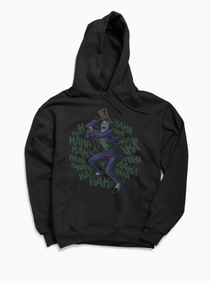 Batman The Joker Crazy Laugh Hoodie Sweatshirt