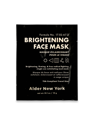 Alder Single Use Brightening Face Mask