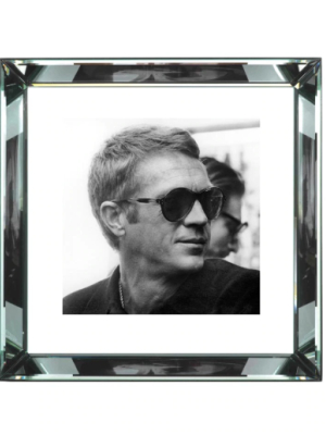 Steve Mcqueen In Black And White Print