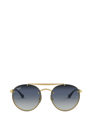 Ray-ban Blaze Round Double Bridge Sunglasses