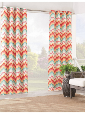 Borderline Curtain Panel - Waverly Sun N Shade