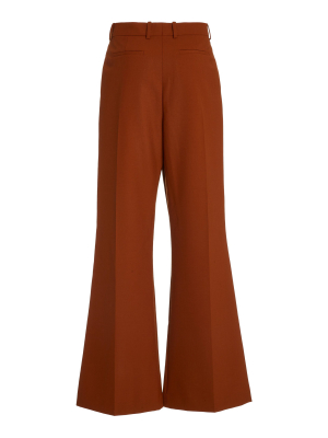 Tambi Wool-twill Flared Pants