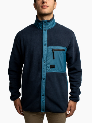 Men's Classic Polartec® Fleece Jacket - Navy