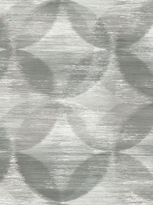 Alchemy Geometric Wallpaper In Grey From The Celadon Collection By Brewster Home Fashions