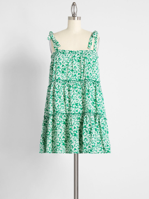 Best Of Botanical Babydoll Dress