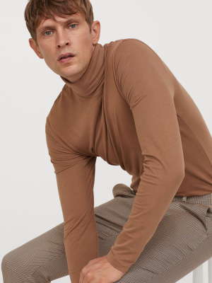 Slim Fit Turtleneck Shirt