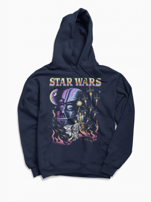 Star Wars Flaming Galaxy Hoodie Sweatshirt