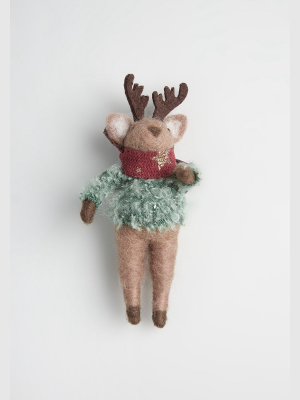 Rusty The Rustic Reindeer Ornament