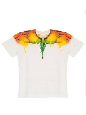 Marcelo Burlon County Of Milan Kids Wings Printed T-shirt