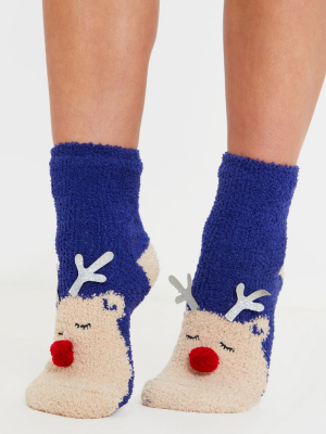 Reindeer Socks In A Box