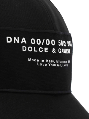 Dolce & Gabbana Logo Patch Baseball Cap