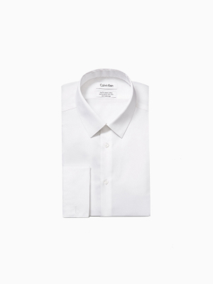 Slim Fit Bedford French Cuff Performance Non-iron Dress Shirt