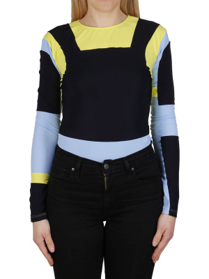 Mm6 Maison Margiela Colour Block Bodysuit