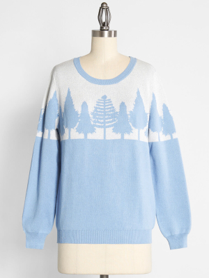 Winter Wonder Woodlands Pullover Sweater