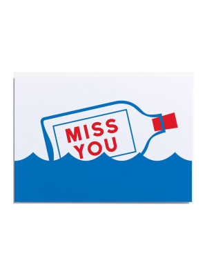 Miss You Greeting Card