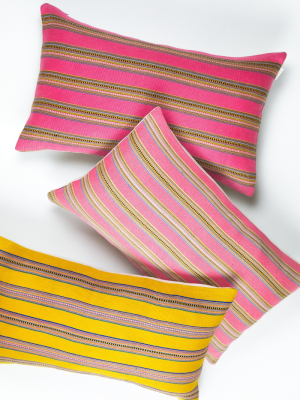 Archive New York Vintage Zacualpa Striped Pillow