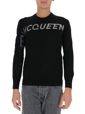 Alexander Mcqueen Logo Knit Sweater