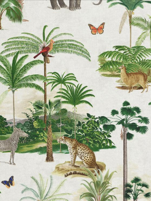 Tropique Zoo Wallpaper In Wild From The Exclusives Collection By Graham & Brown