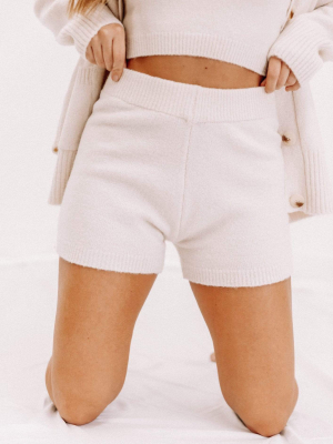 Cream Love To Lounge Shorts