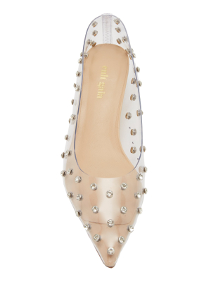 Roxy Embellished Pvc Pumps