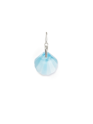 Powder Blue Seashell Charm