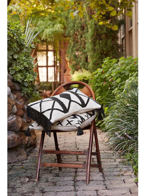 Loloi Indoor/outdoor Black & Ivory Pillow