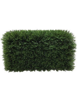 Artificial Cedar Hedge (l24"xw12"xh12" Uv) - Vickerman