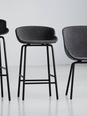 Hyg Bar + Counter Stool: Fully Upholstered