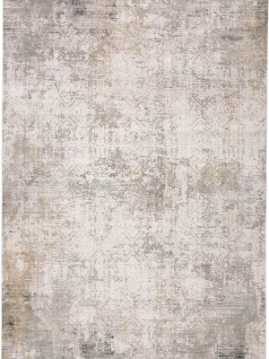 Feizy Cadiz Lustrous Gradient Rug - Light Gray & Ivory - Available In 8 Sizes