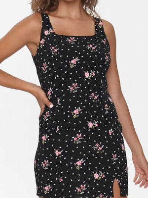 Floral Print Mini Dress